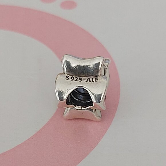 Authentic PANDORA *RETIRED* Sterling Silver White Radiant Orchid  CZ 792074EN12 - Picture 5 of 10